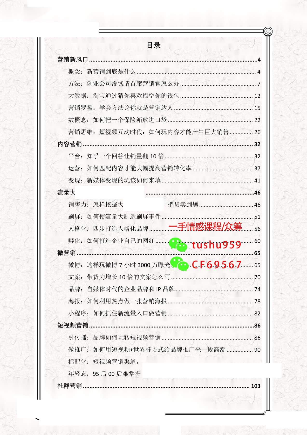 目录图