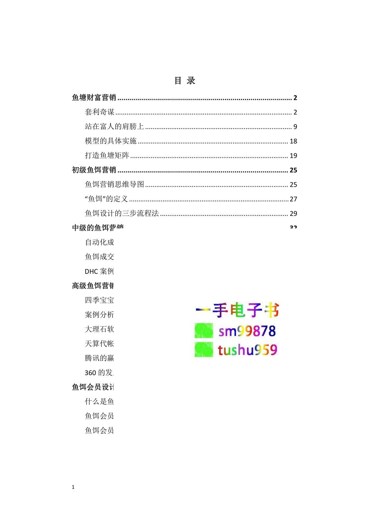 目录图