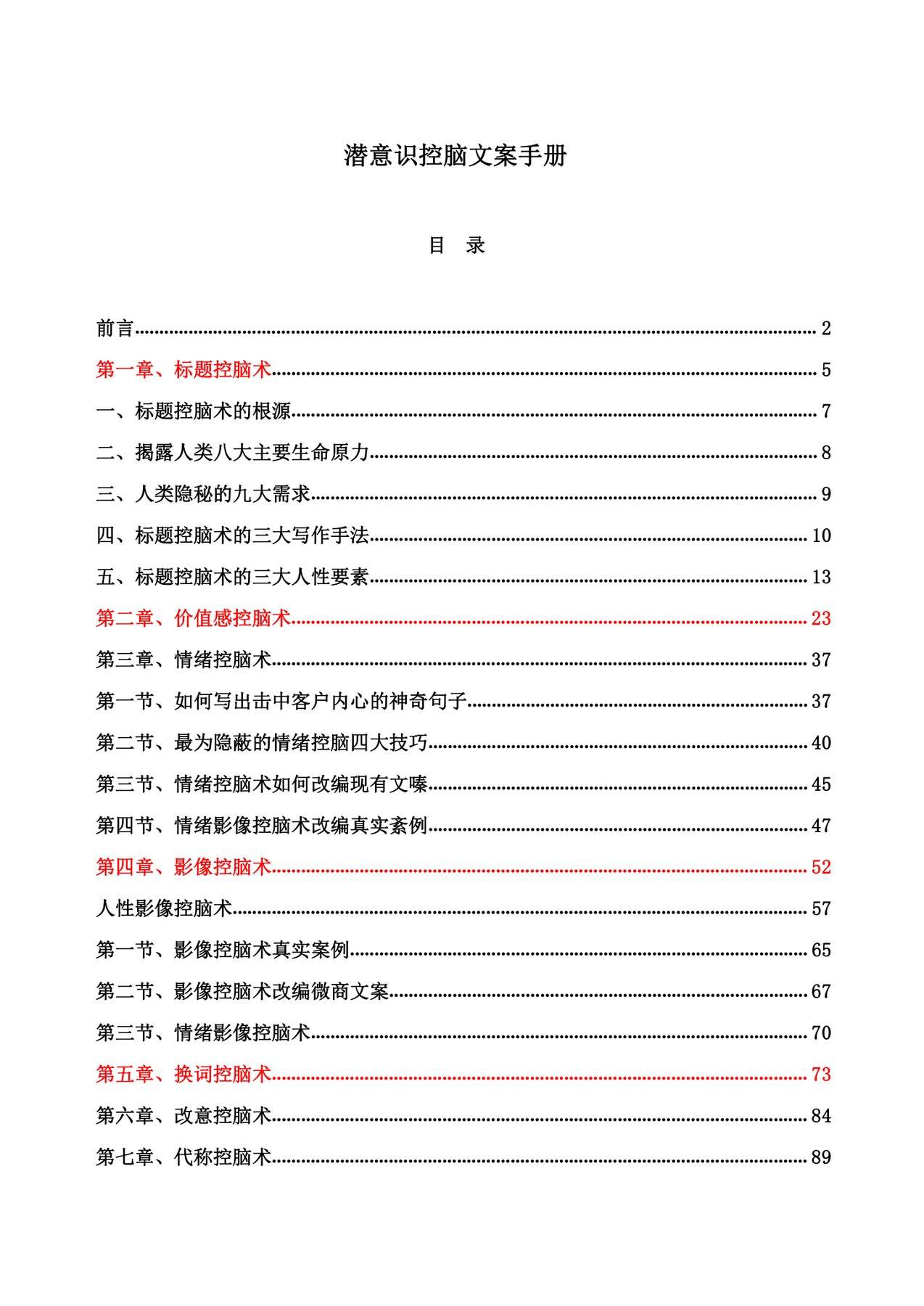 目录图