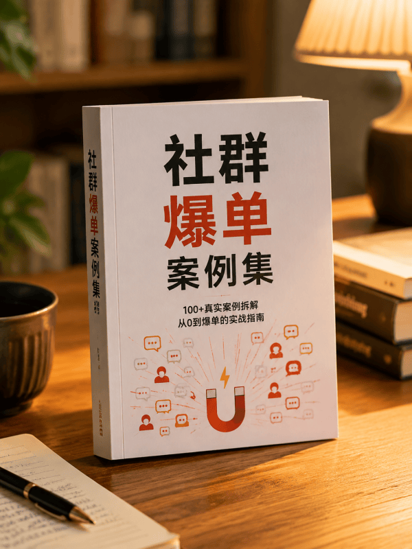 社群爆单案例集-藏书阁