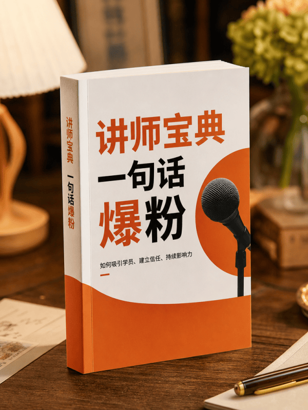 讲师宝典一句话爆粉-藏书阁
