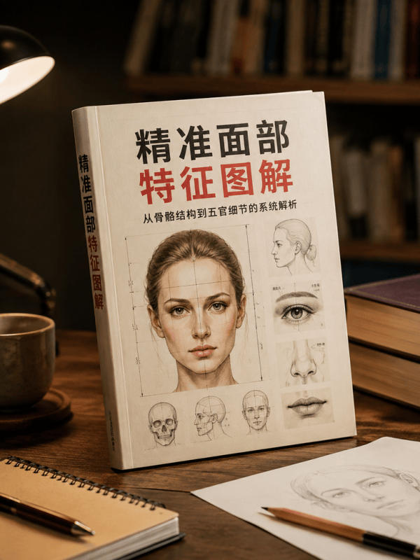 精准面部特征图解-藏书阁