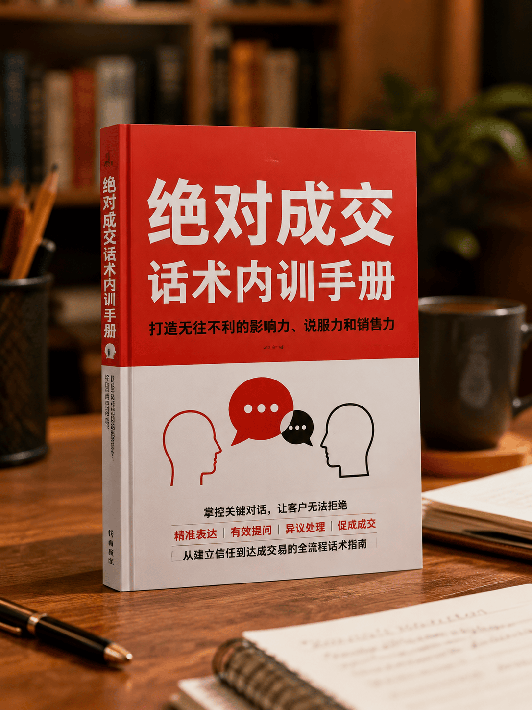 绝对成交话术内训手册：打造无往不利的影响力、说服力和销售力