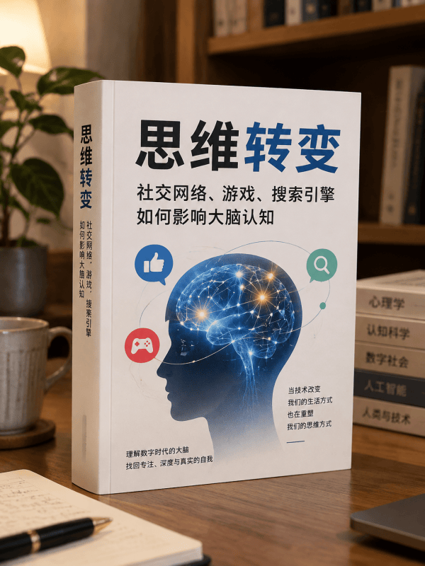 思维转变：社交网络、游戏、搜索引擎如何影响大脑认知-藏书阁