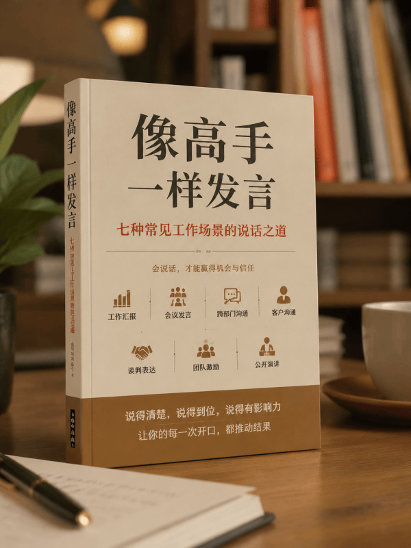 像高手一样发言：七种常见工作场景的说话之道-藏书阁