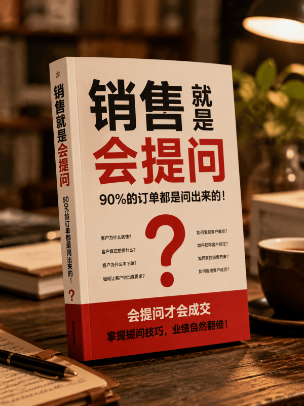 销售就是会提问：90%的订单都是问出来的！-藏书阁