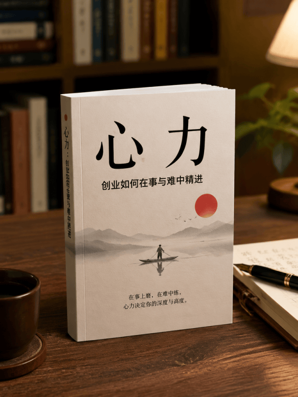 心力：创业如何在事与难中精进-藏书阁