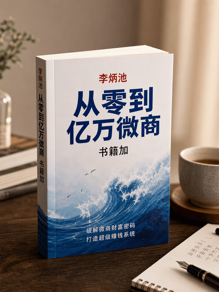 李炳池 从零到亿万微商 书籍加