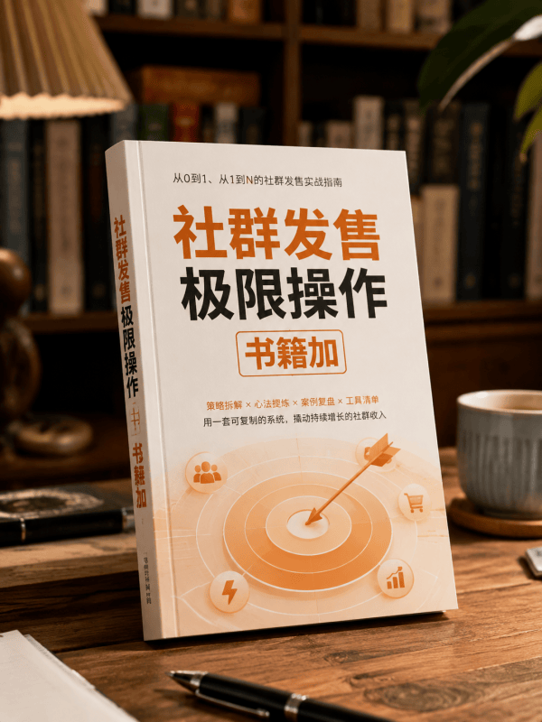 社群发售极限操作 书籍加-藏书阁