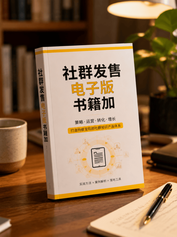 社群发售 电子版 书籍加-藏书阁