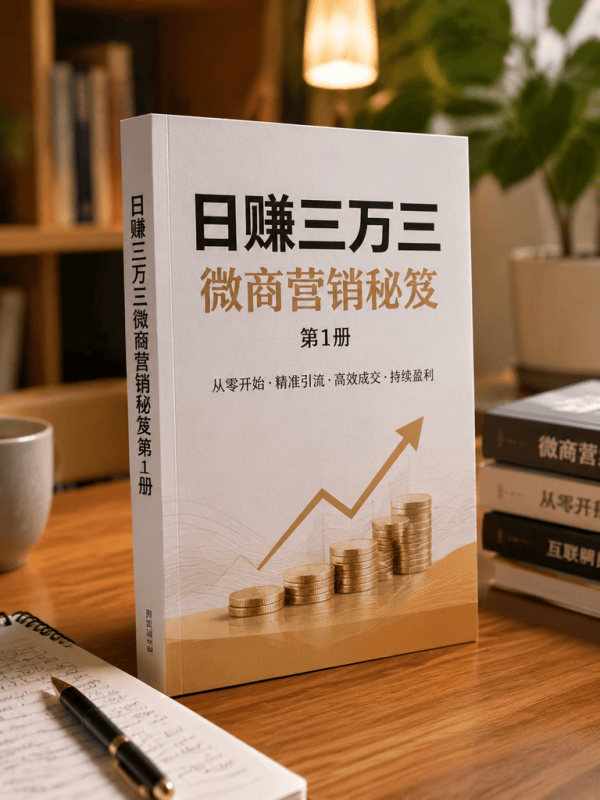 日赚三万三微商营销秘笈第1册-藏书阁