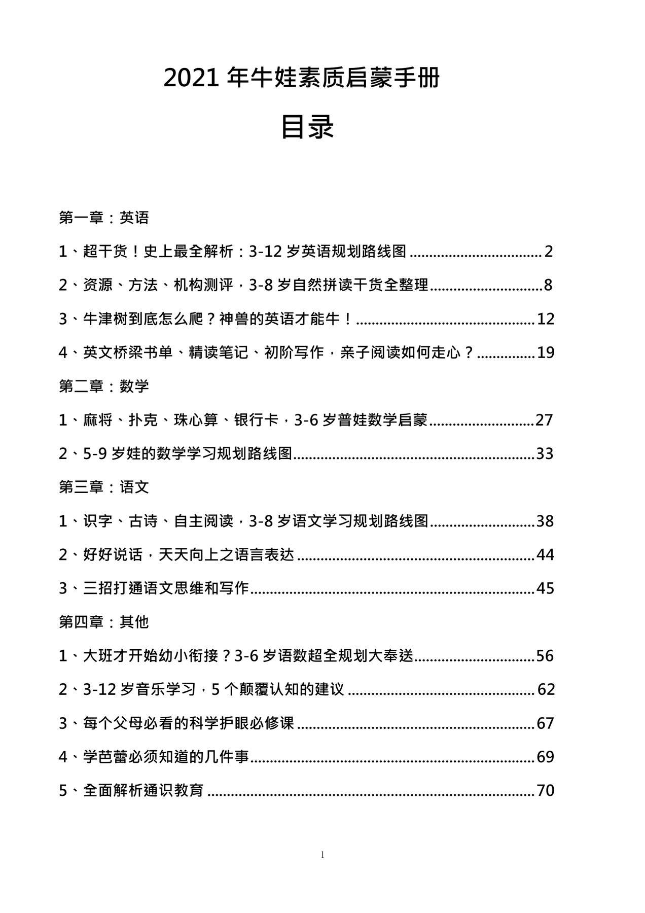 目录图