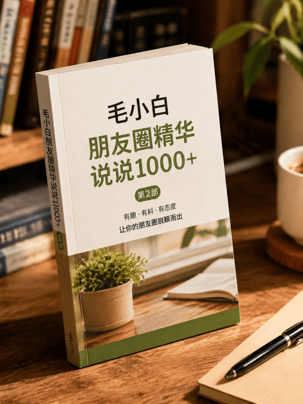 毛小白朋友圈精华说说1000+ 第2部-藏书阁