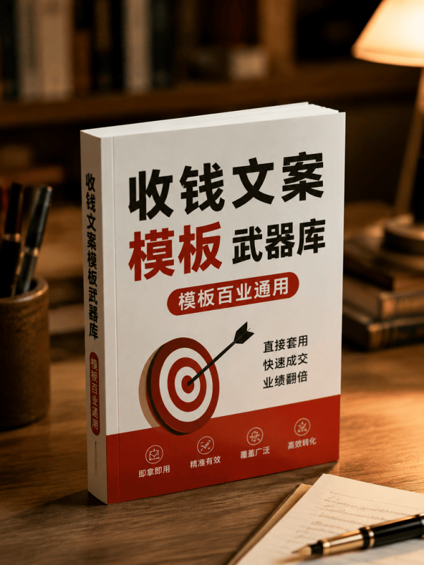 收钱文案模板武器库-模板百业通用-藏书阁