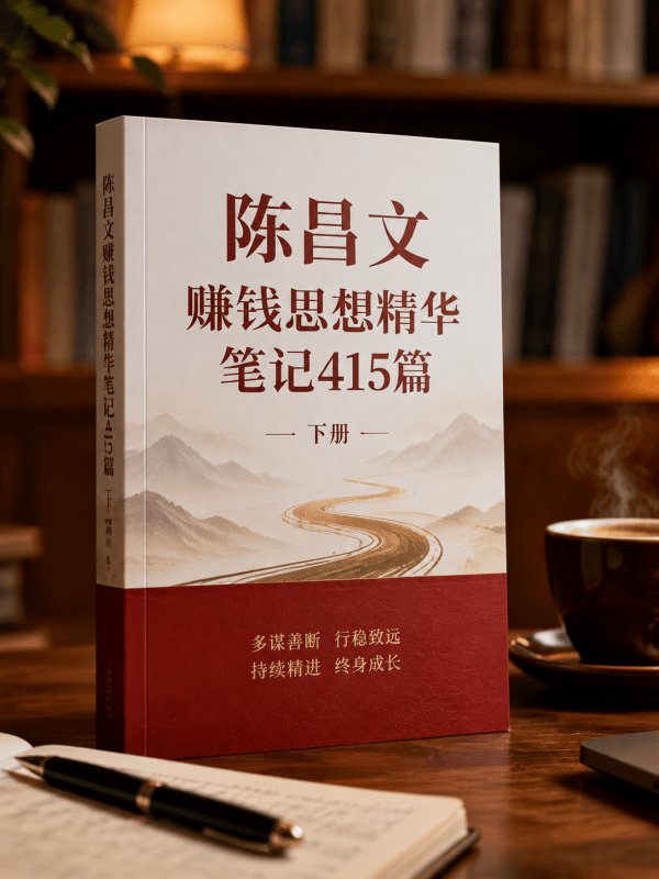 陈昌文赚钱思想精华笔记415篇下册-藏书阁