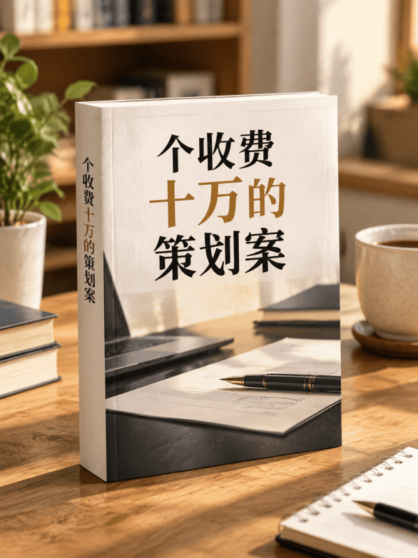 个收费十万的策划案-藏书阁