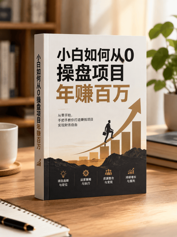 小白如何从0操盘项目年赚百万-藏书阁