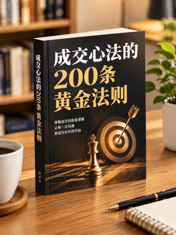 成交心法的200条黄金法则-藏书阁
