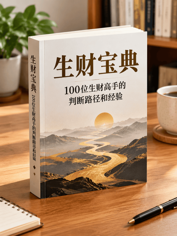 生财宝典 100位生财高手的判断路径和经验-藏书阁