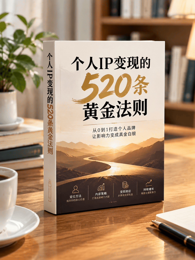 个人IP变现的520条黄金法则