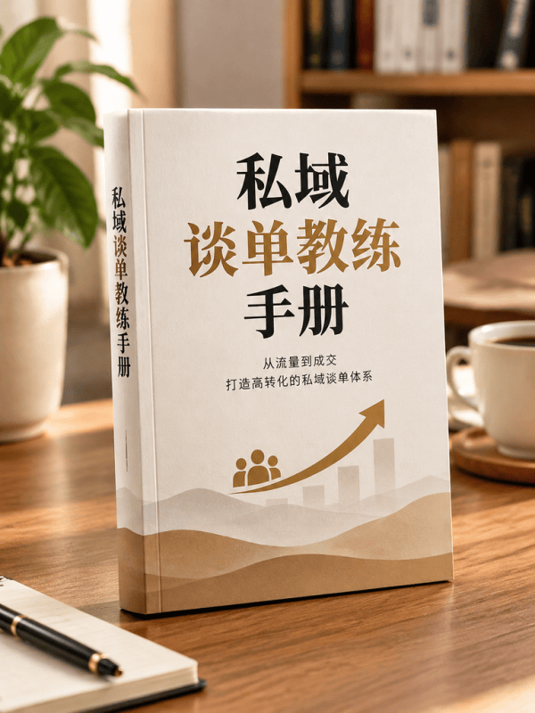 私域谈单教练手册-藏书阁