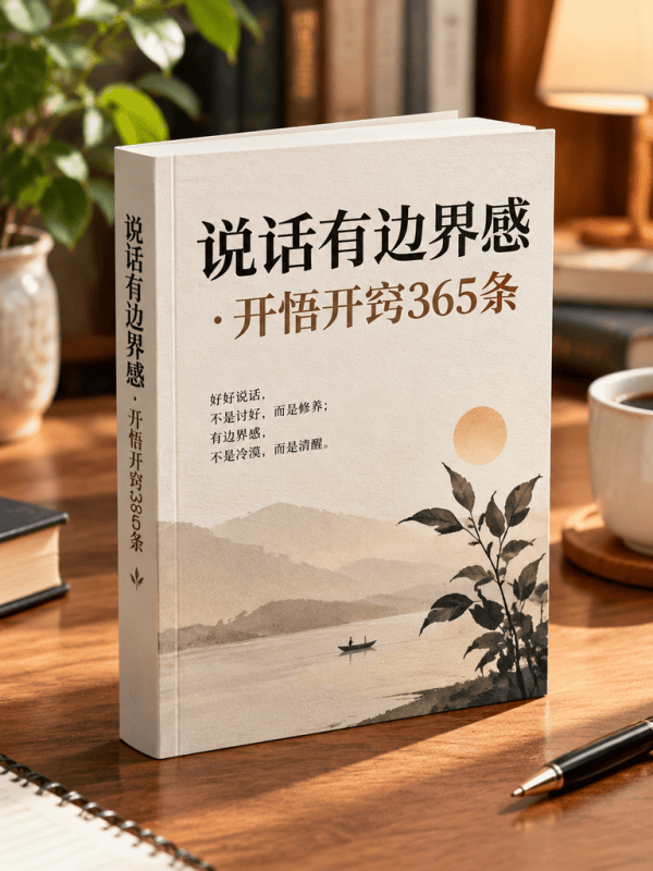 说话有边界感·开悟开窍365条-藏书阁